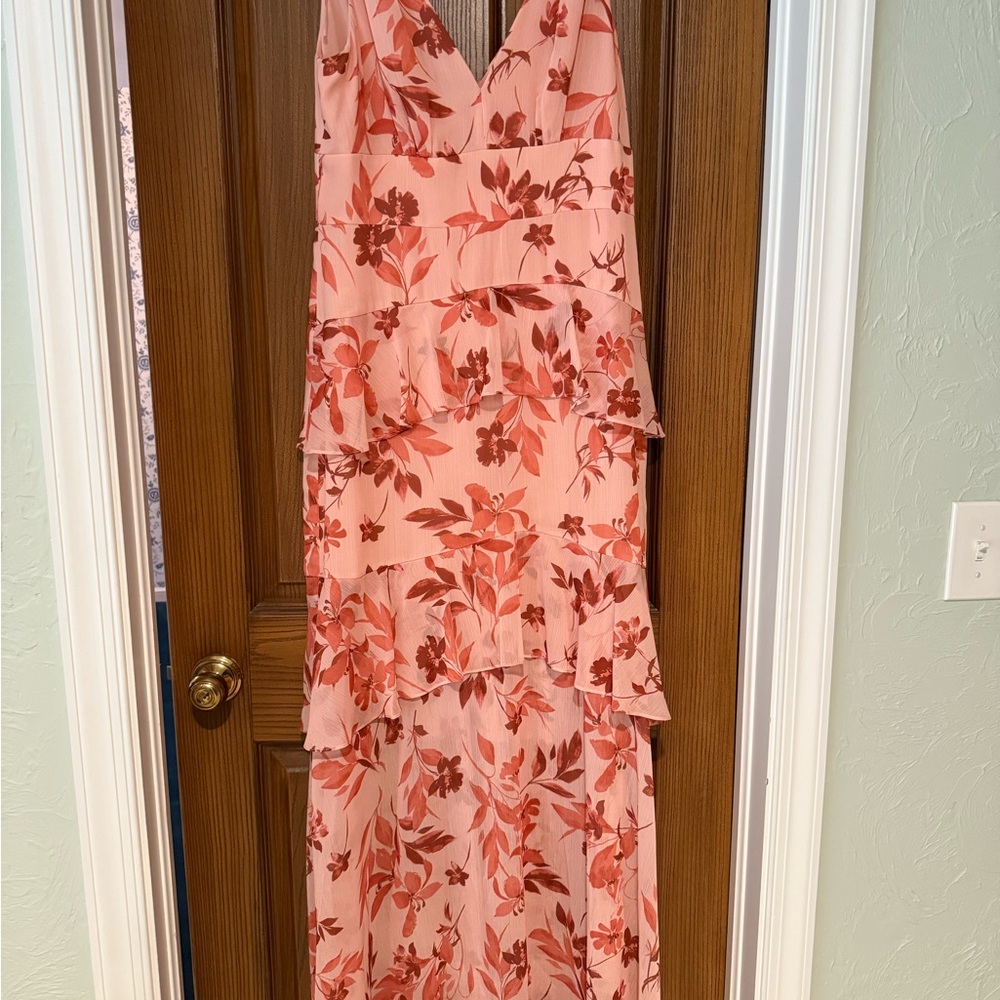 Monique Lhuillier Floral Maxi Dress